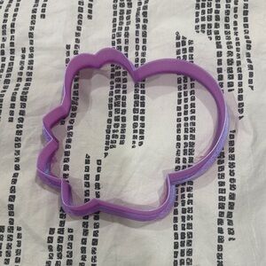 Purple yoshi 4in Cookie Cutter